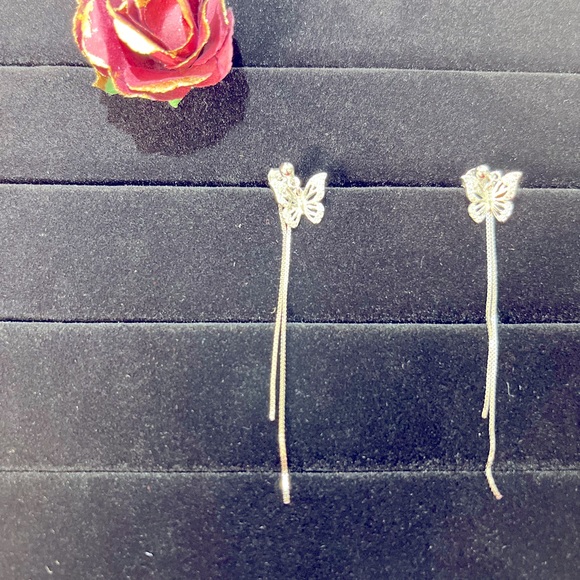 925 sterling silver dangle earrings - Picture 5 of 7